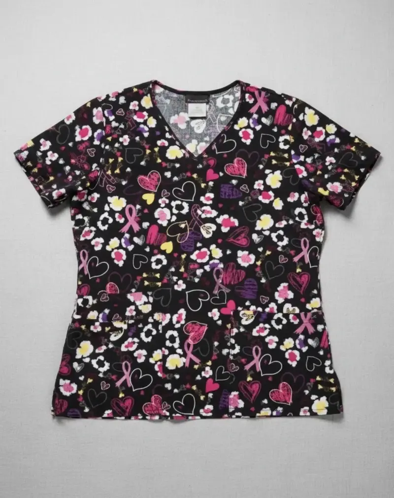 Blusa médica estampada marca Cherokee - 3
