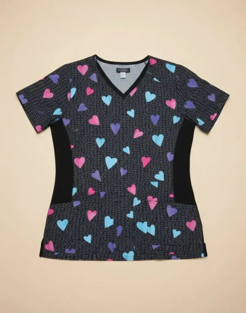 Blusa médica con estampado marca Cherokee - 4