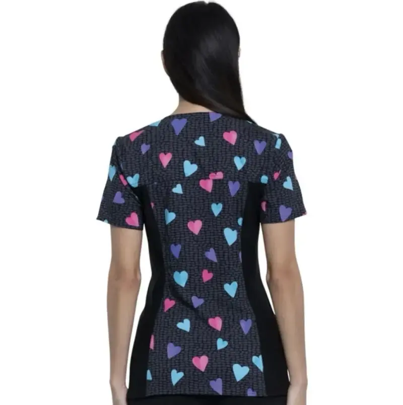 Blusa médica con estampado marca Cherokee - 6