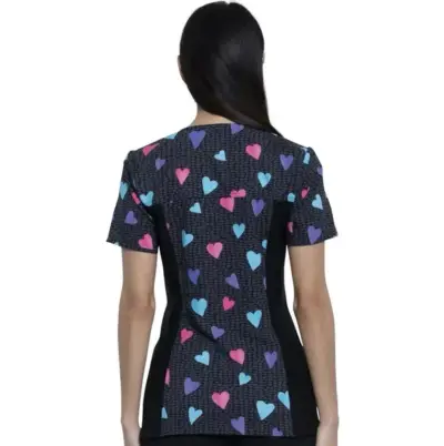 Blusa médica con estampado marca Cherokee - miniatura 6