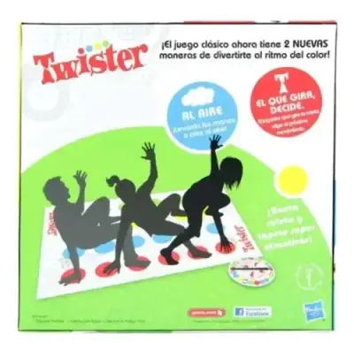 Juego Twister clásico con nuevas formas de jugar - miniatura 1