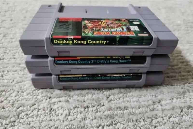 Triologia Donkey Kong Country para Super Nintendo - 2