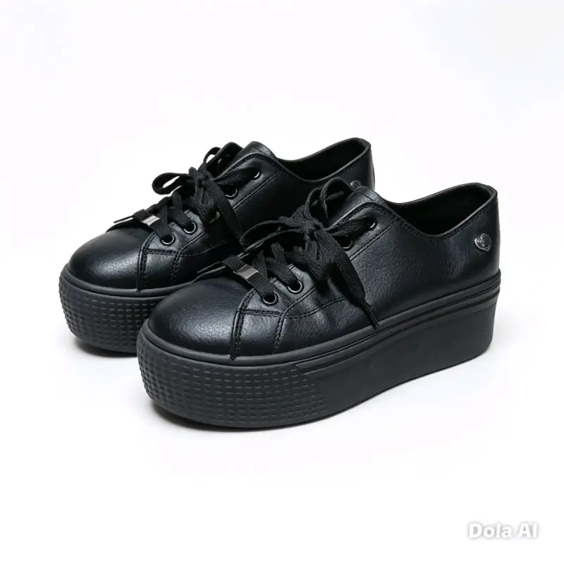 Zapatillas Guess negras con detalles dorados - 2