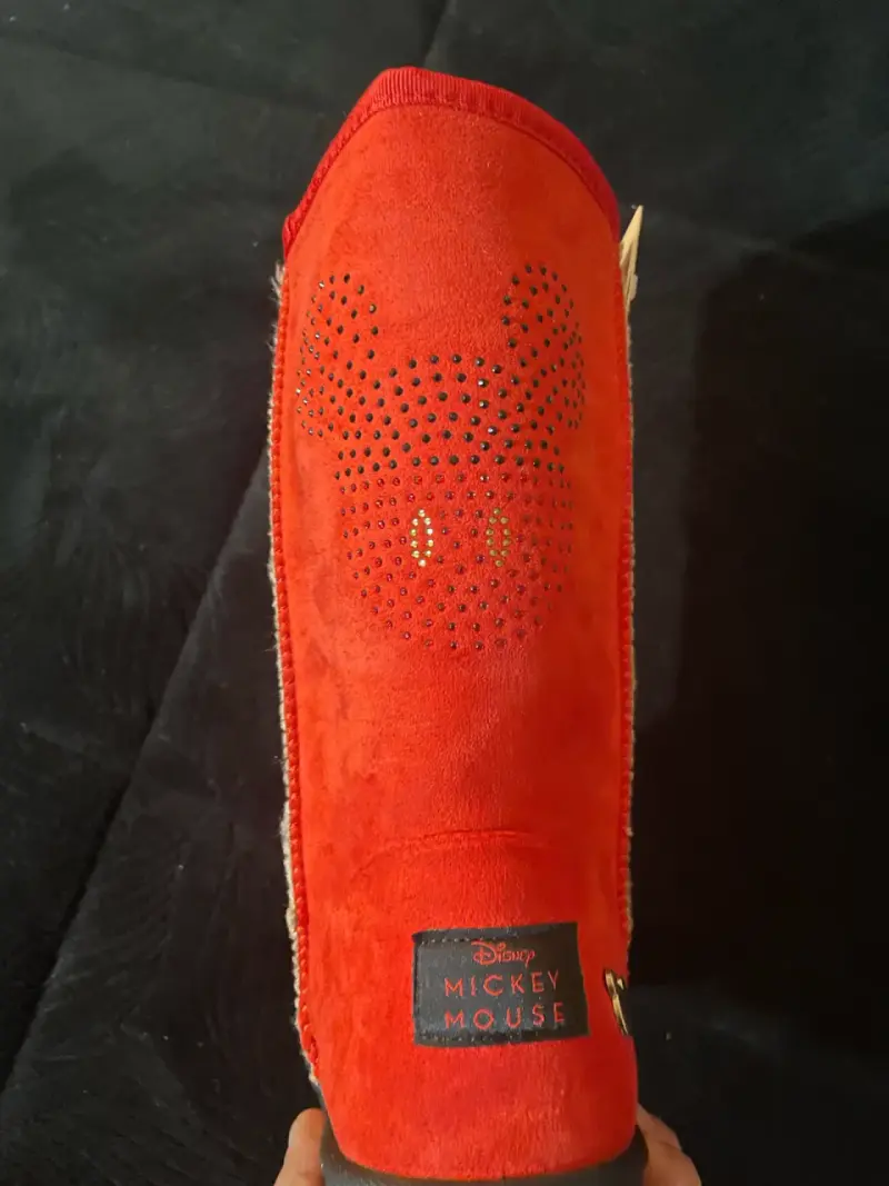 Botas rojas de gamuza para mujer - 2
