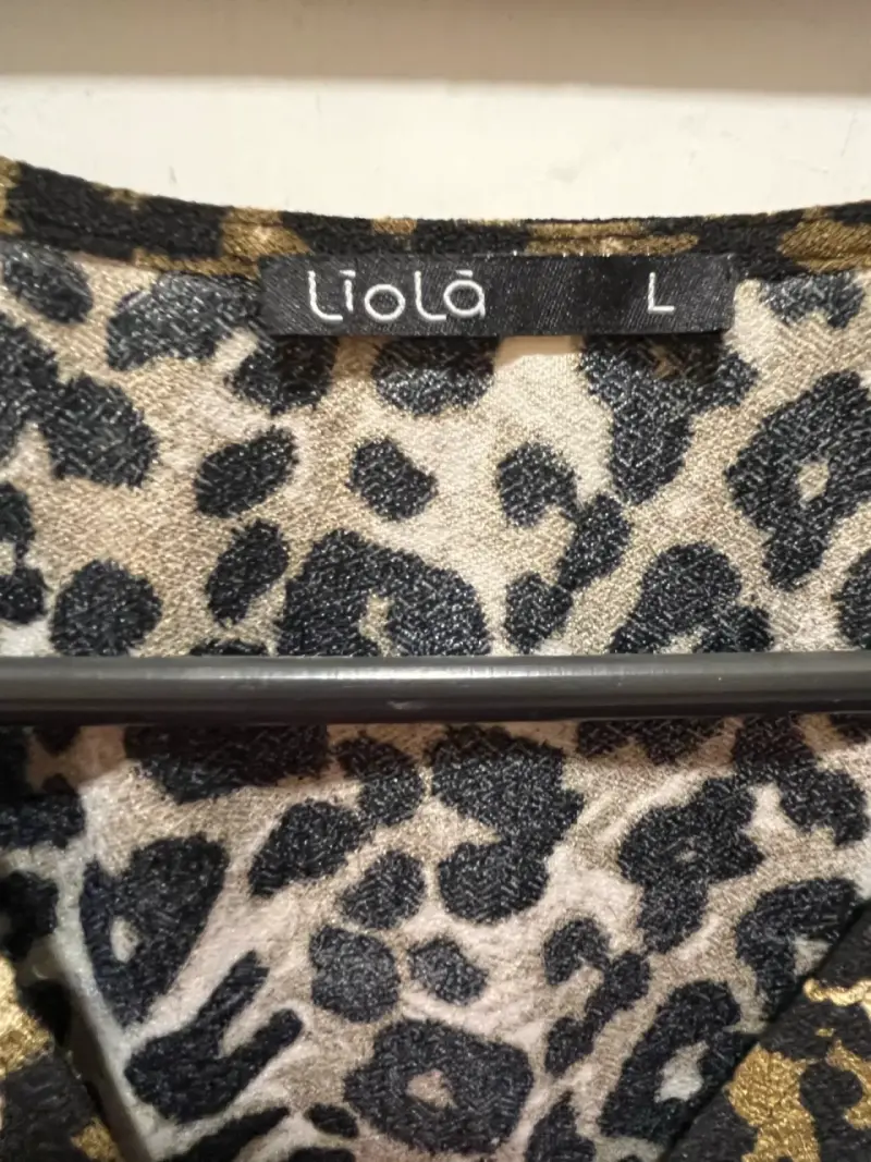 Polera animal print leopardo Liola L - 3