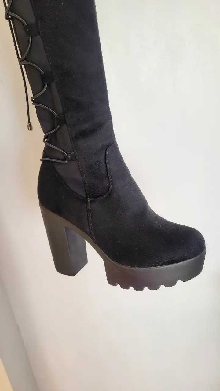 Botas negras de plataforma - 3