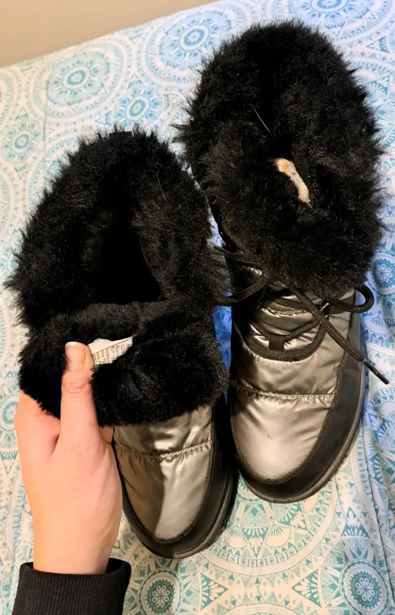 Botas de invierno negras forradas - 5