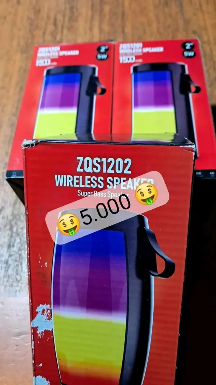 Parlante inalámbrico ZQS1202 con super bass - 1