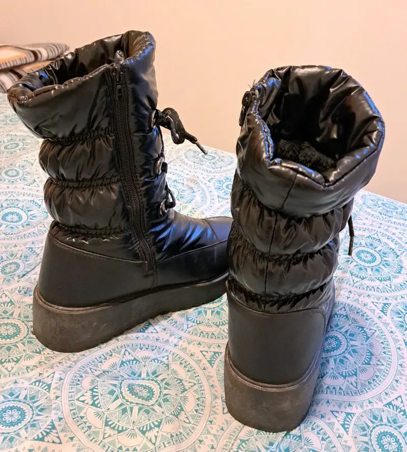 Botas de invierno negras forradas - 2