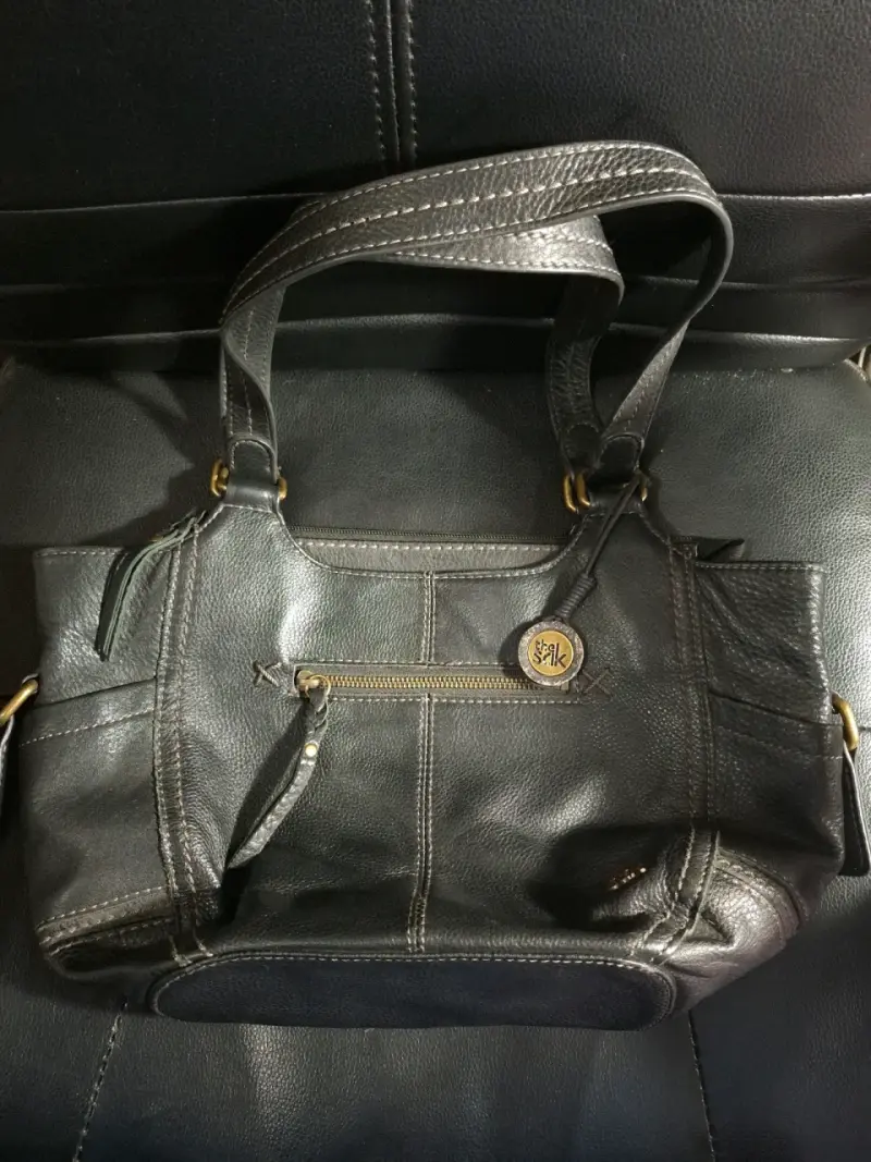 Bolso de cuero negro The Sak - 2