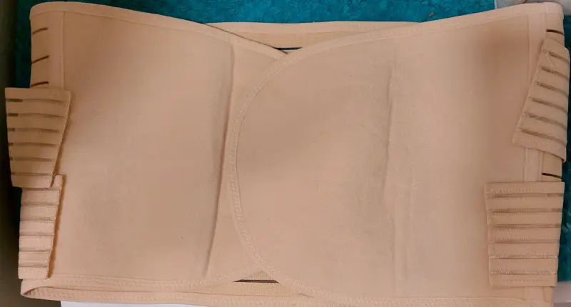 Faja postparto beige ajustable - 1