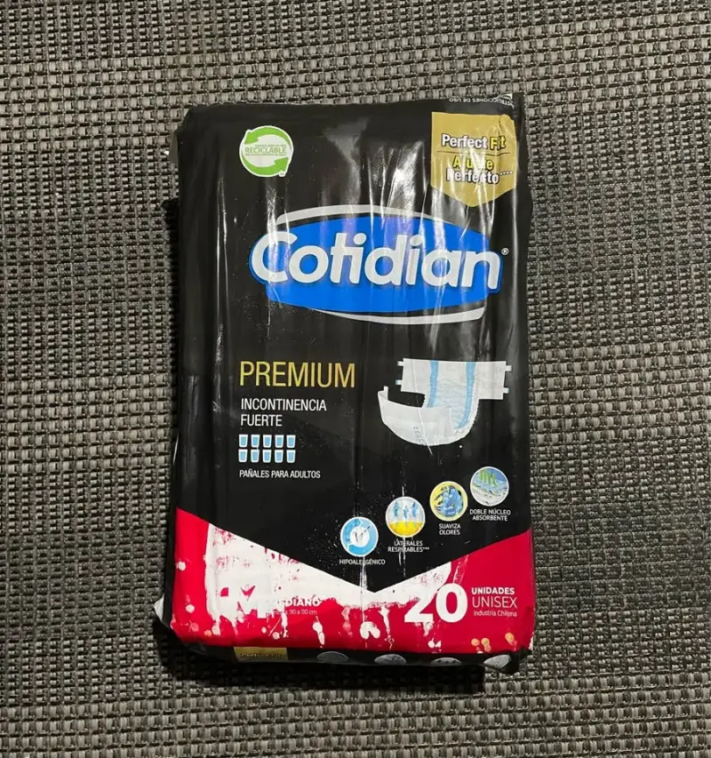 Pañales para adulto Cotidian Premium Talla M - 1
