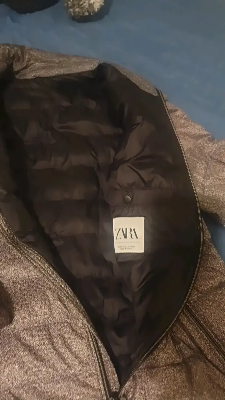 Chaqueta acolchada gris para hombre - 2