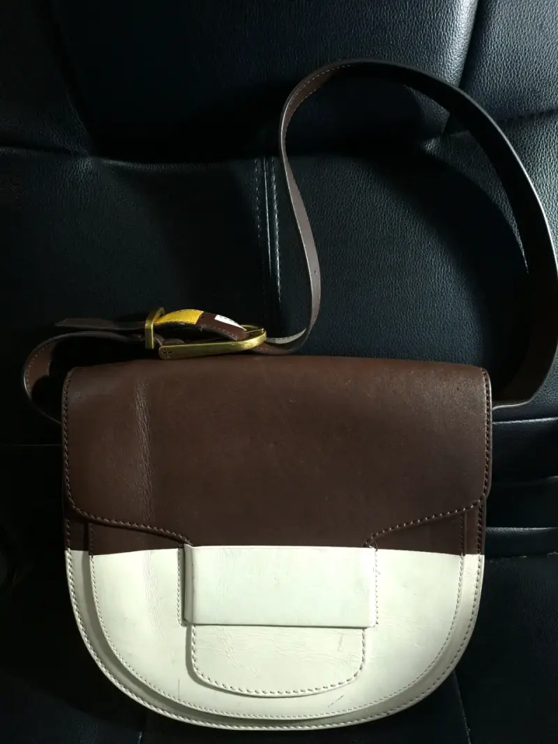 Cartera de cuero bicolor elegante Tory Burch - 1