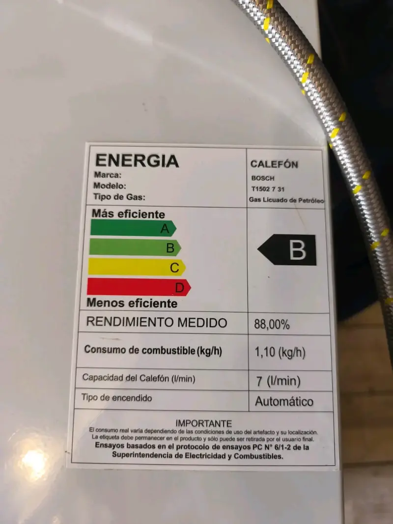 Calefón a gas Bosch de 10 litros - 2