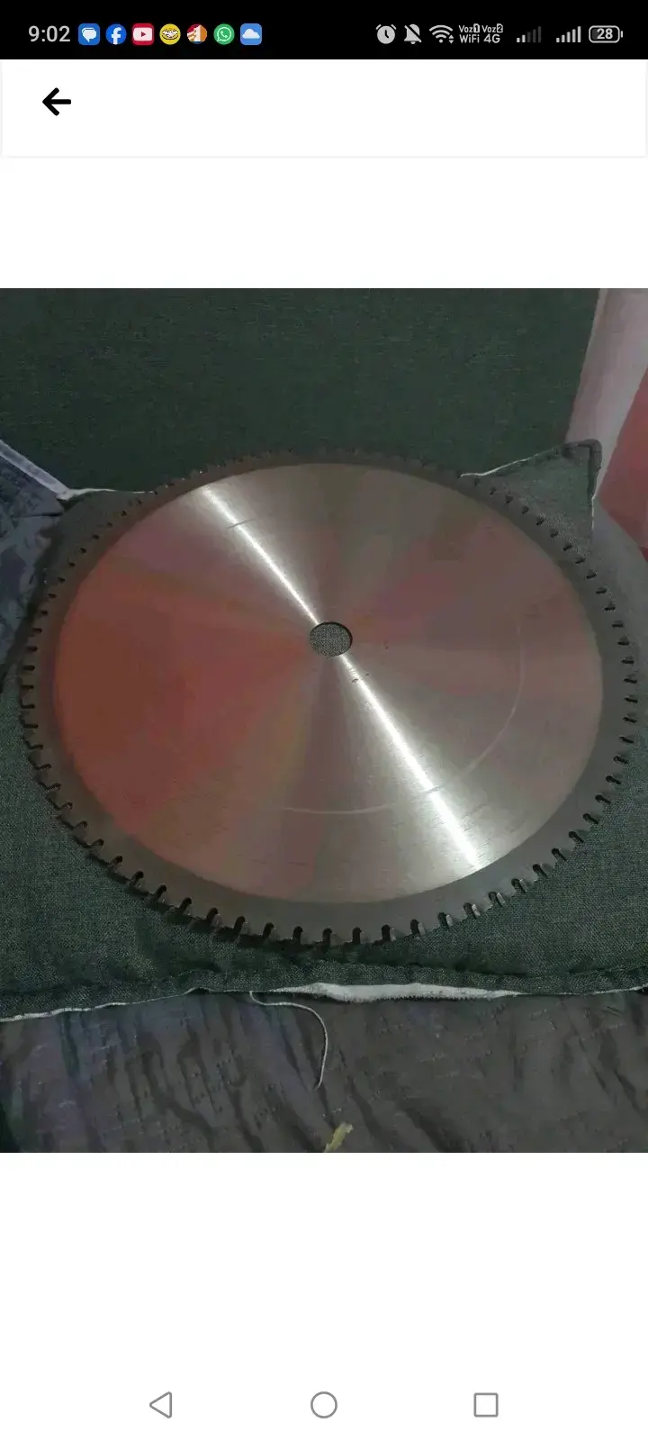 Disco de corte tronzadora 14