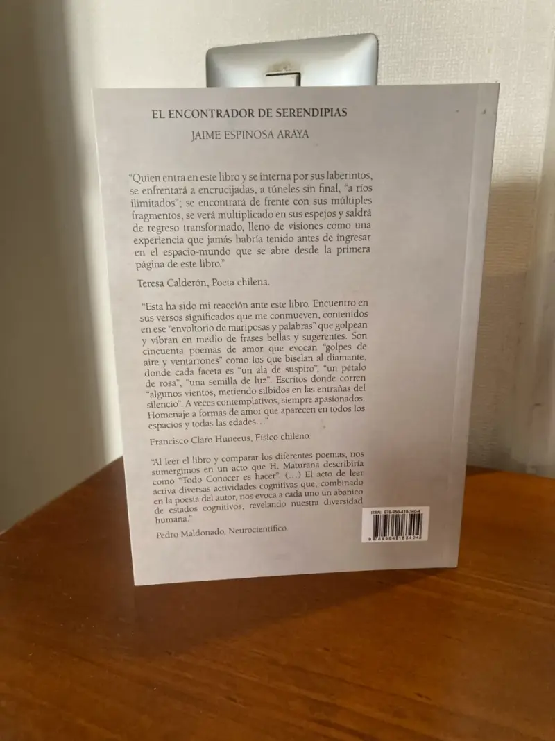 Libro 'El Encontrador de Serendipias' de Jaime Espinosa Araya - 2