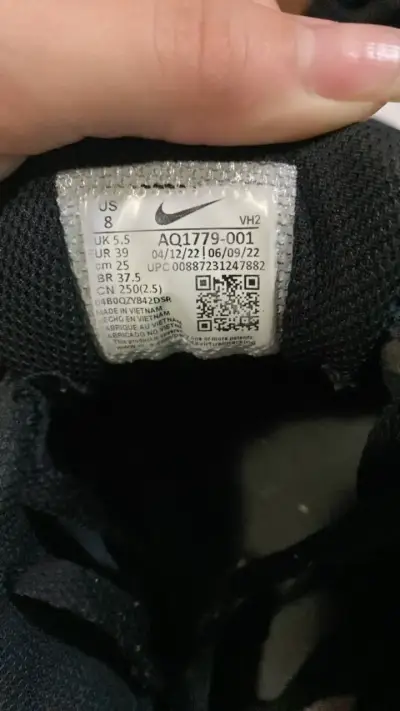 Zapatillas negras de cuero deportivo - miniatura 4