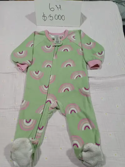 Pijamas enteritos bebé 6M - miniatura 1