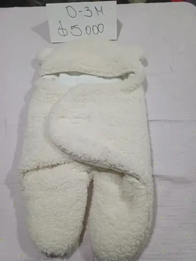 Saco de dormir para bebé blanco - miniatura 2