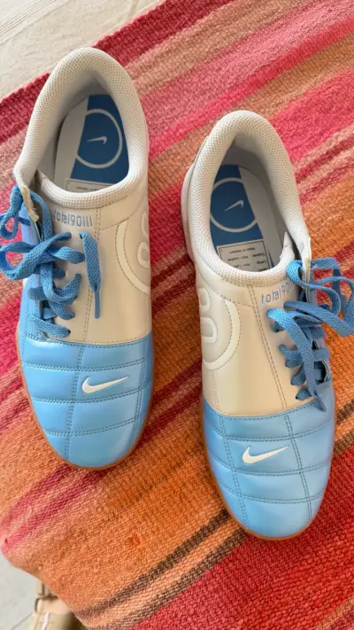 Zapatillas deportivas Nike Total 90 azul y blanco - miniatura 1