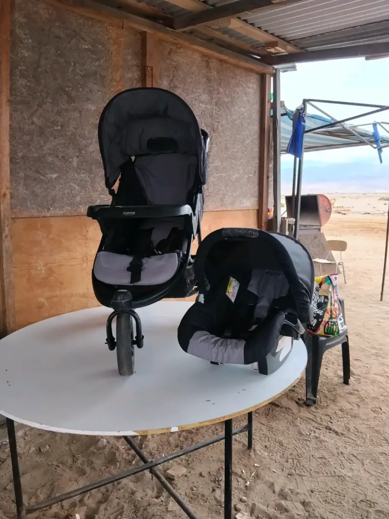 Coche y silla de auto para bebé