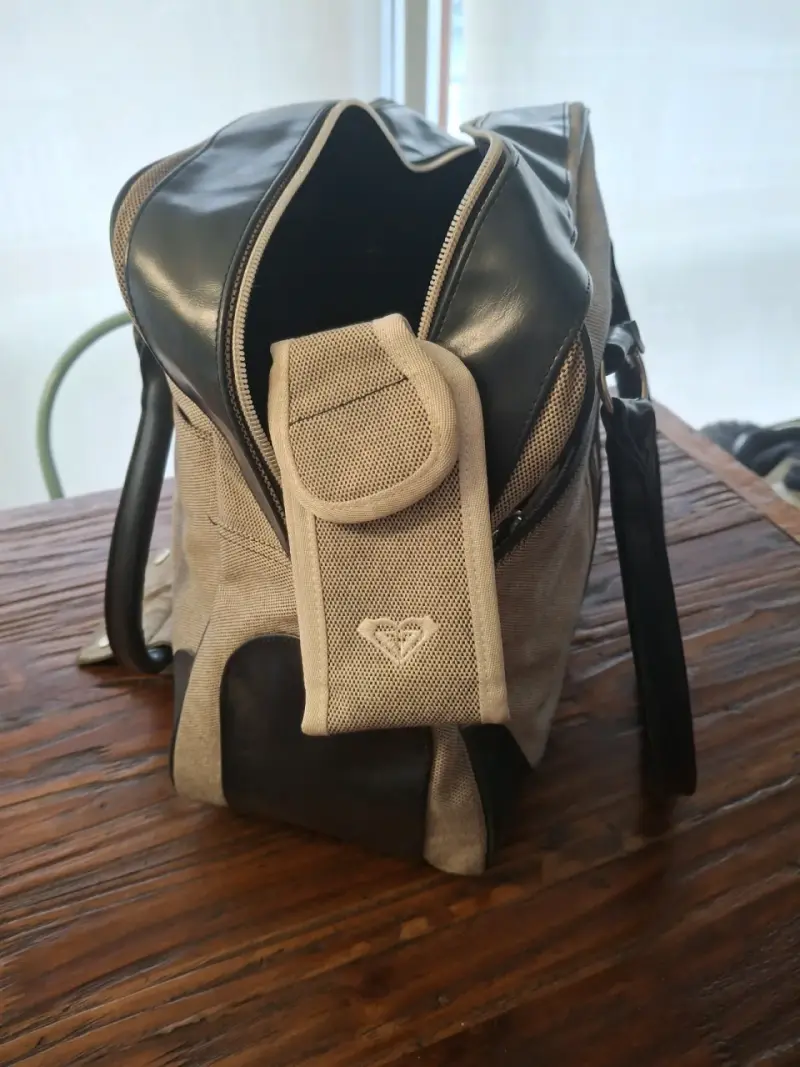 Bolso Roxy Outsider gris con asas resistentes - 2