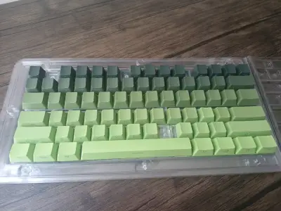 Set de teclas para teclado mecánico verde - miniatura 1