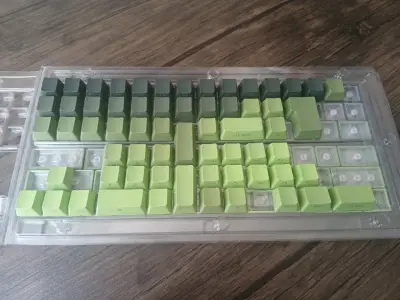 Set de teclas para teclado mecánico verde - miniatura 2