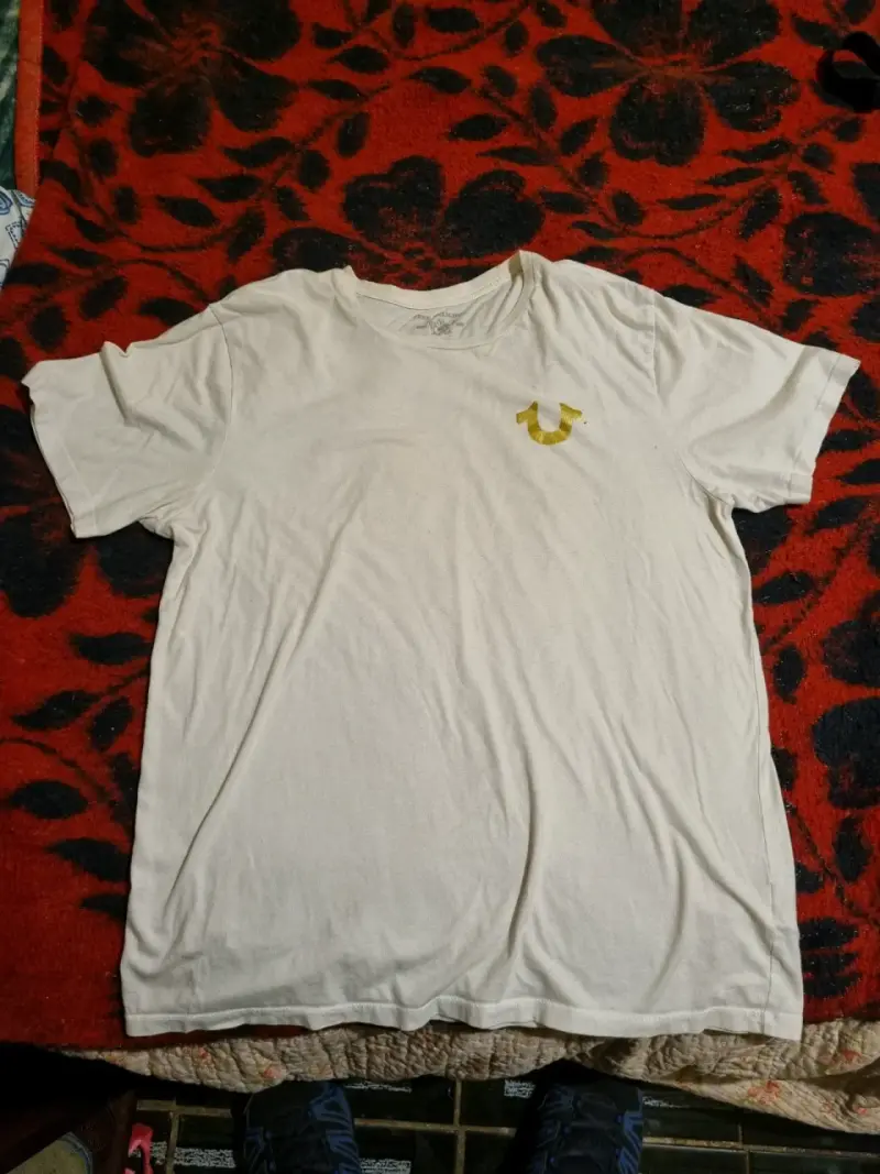Polera blanca True Religion unisex - 1
