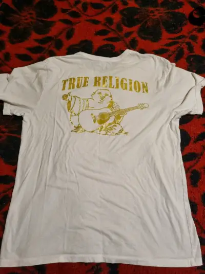 Polera blanca True Religion unisex - miniatura 2