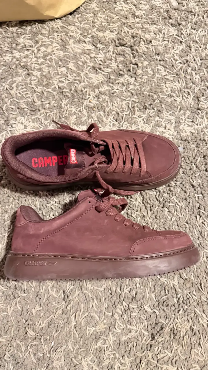 Zapatillas Camper marrones de cuero - 3