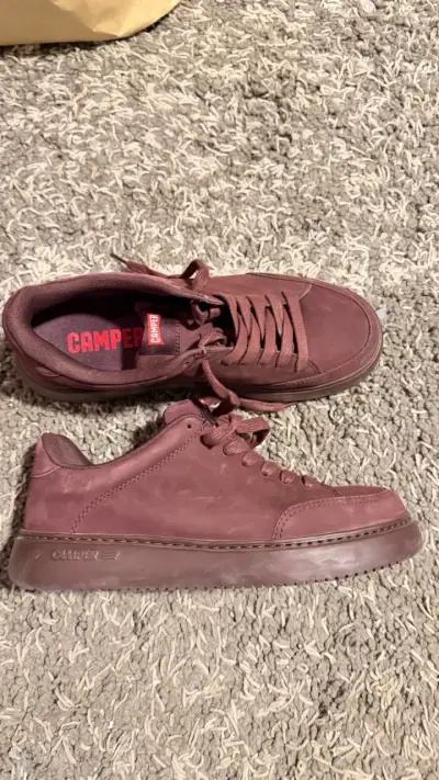 Zapatillas Camper marrones de cuero - miniatura 3