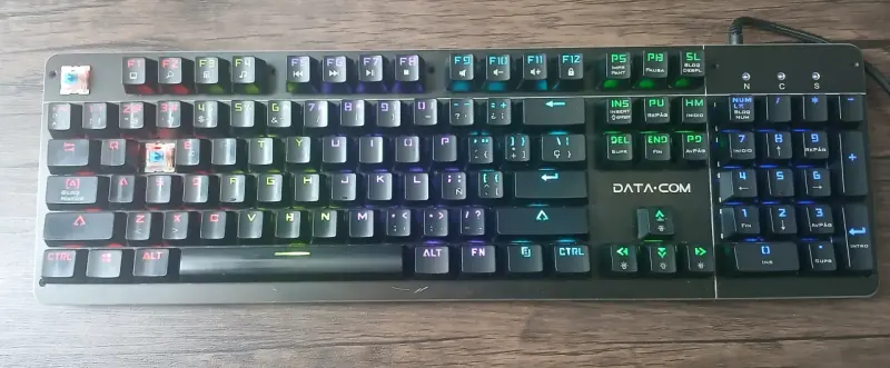 Teclado mecánico Datacom retroiluminado RGB - 3