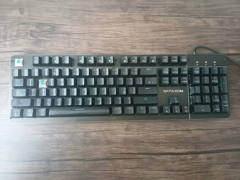 Teclado mecánico Datacom retroiluminado RGB - 4