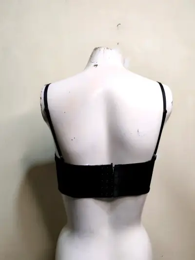 Corset negro de encaje para mujer - miniatura 6
