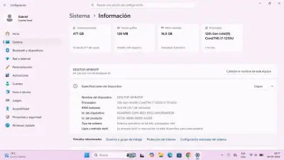 Notebook HP 250 G9 Intel i7 16GB RAM - miniatura 1