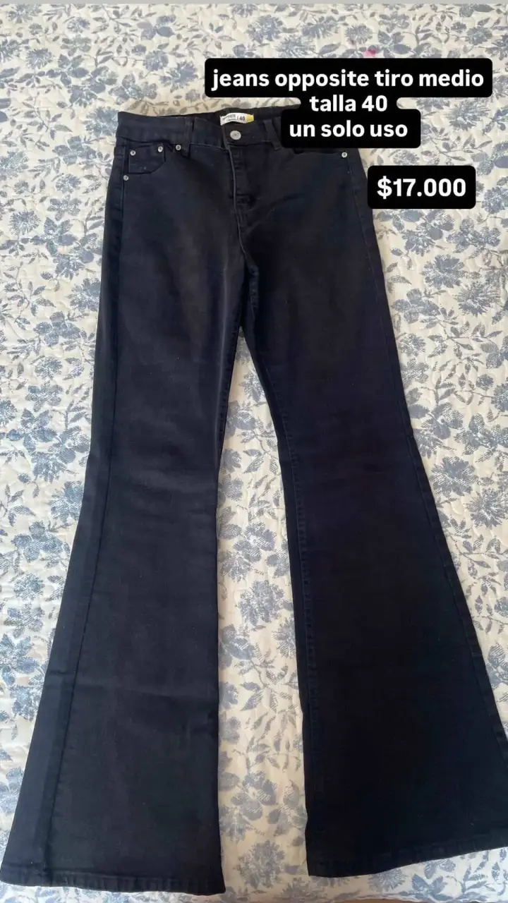 Jeans Opposite tiro medio talla 40