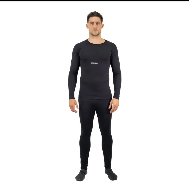 Conjunto Térmico Hardwork NUEVO Talla XL/L Negro - 2
