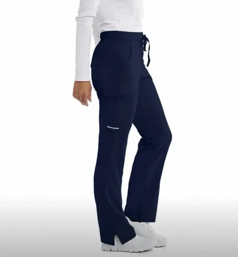 Pantalón Clínico Dama Azul Marino Sckechers - 6