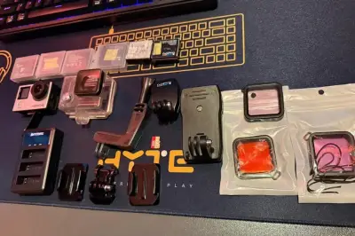 Cámara GoPro HERO4 Black con accesorios completos - miniatura 1
