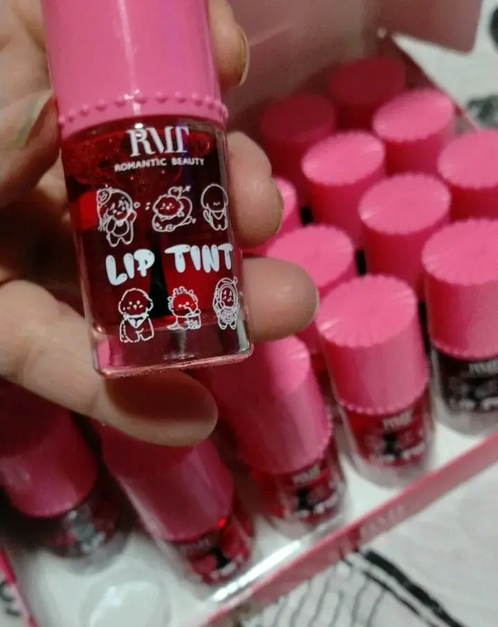 Lip tint Romantic Beauty color rojo