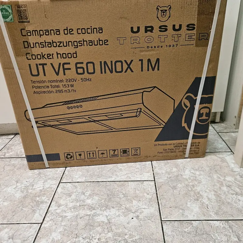 Campana de cocina Ursus Trotter UT VF 60 Inox