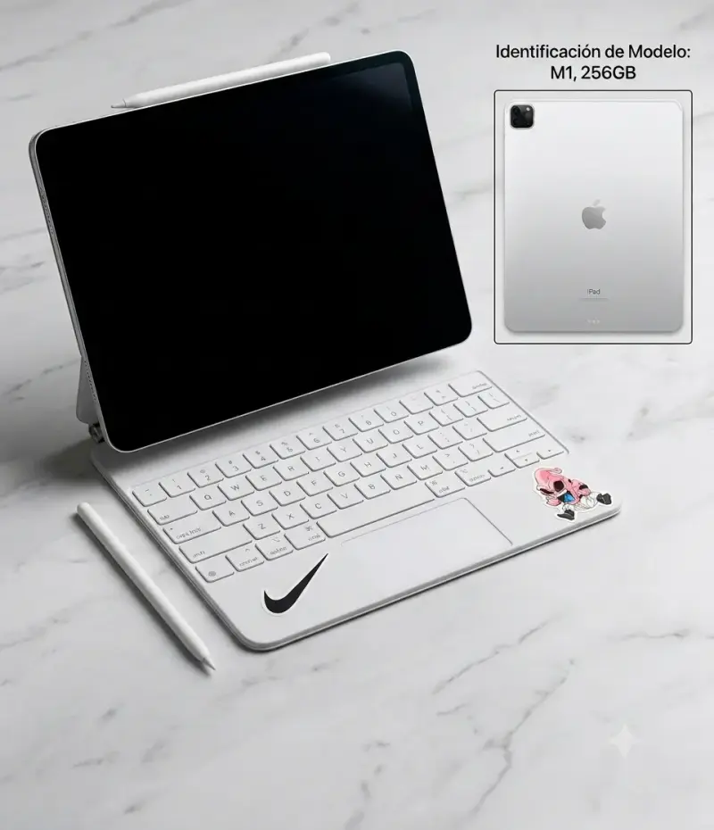 iPad Pro M1 12.9’ 256GB con teclado y lápiz - 1