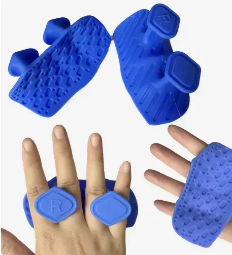 Calleras antideslizante Palm Grip para ejercicio - 4