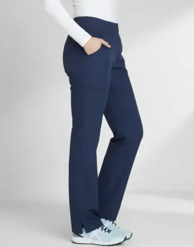 Pantalón Clínico Dama Marca Cherokee Azul Marino - miniatura 3