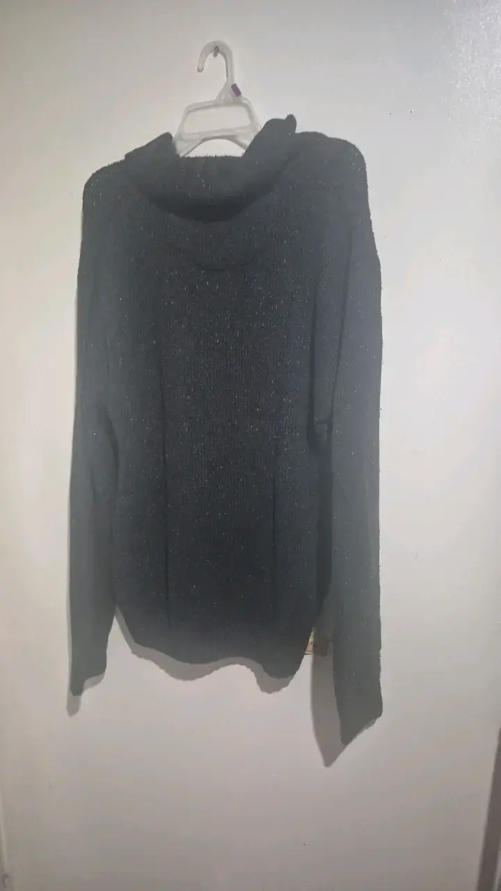 Suéter de lana gris oscuro - 2