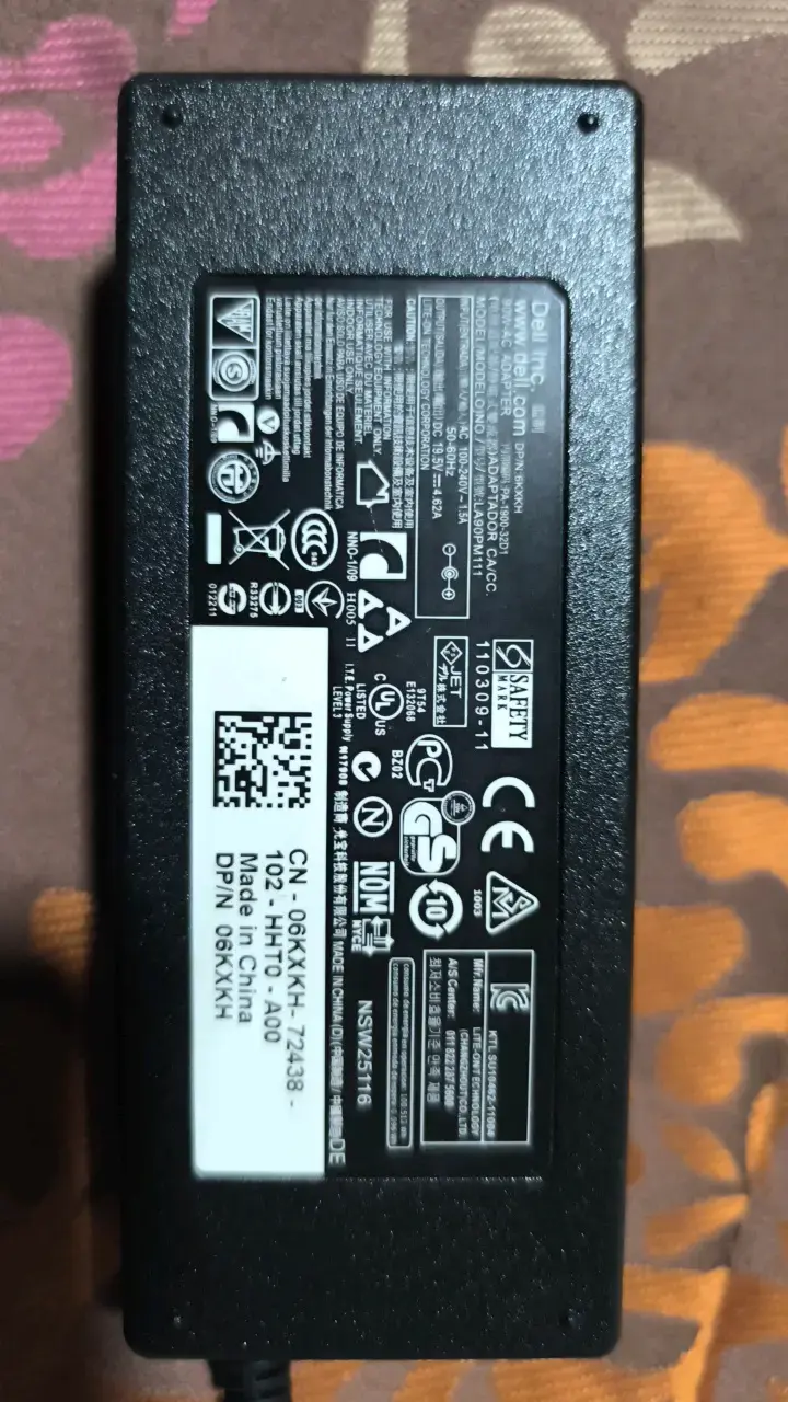 Cargador Dell 19.5V 4.62A original - 1