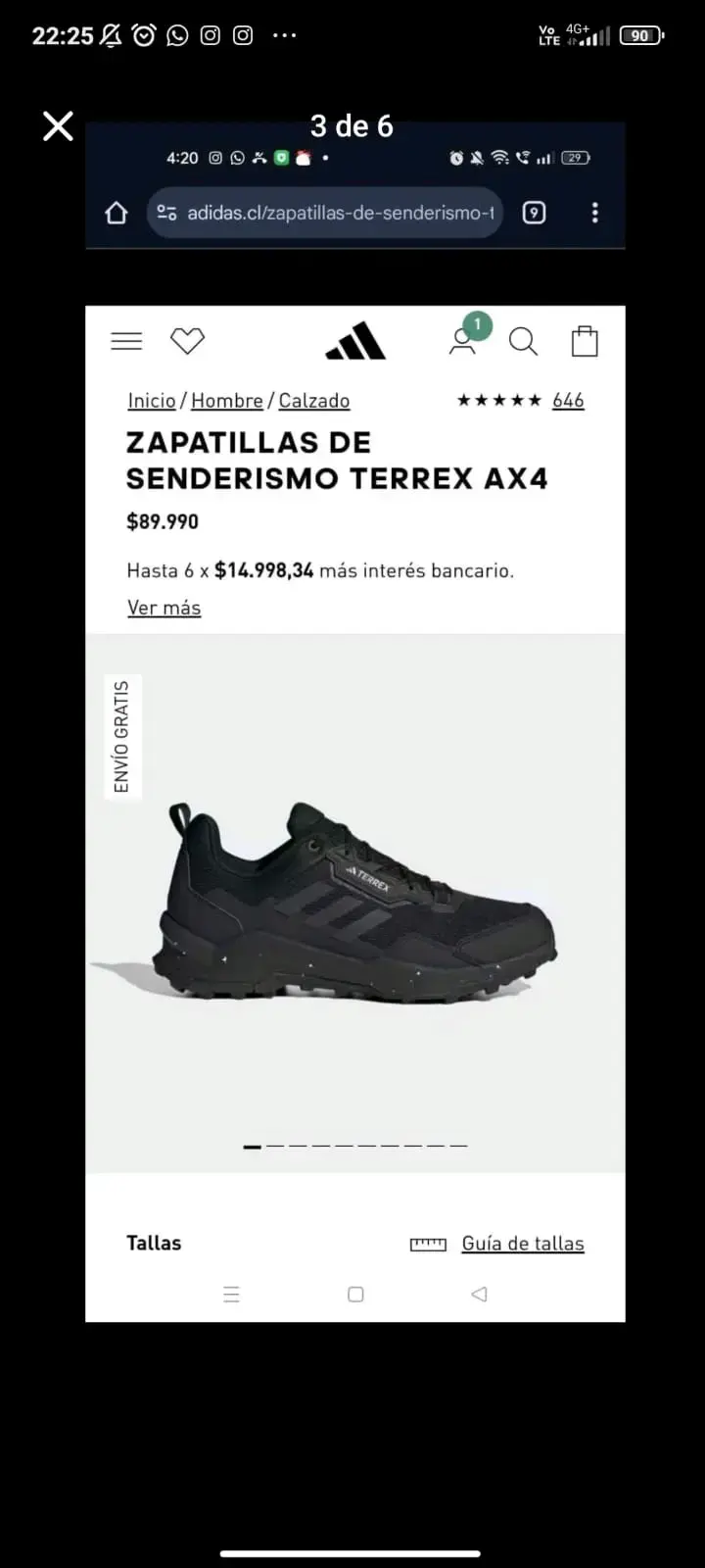 Zapatillas Adidas Terrex AX4 - Unisex - 4