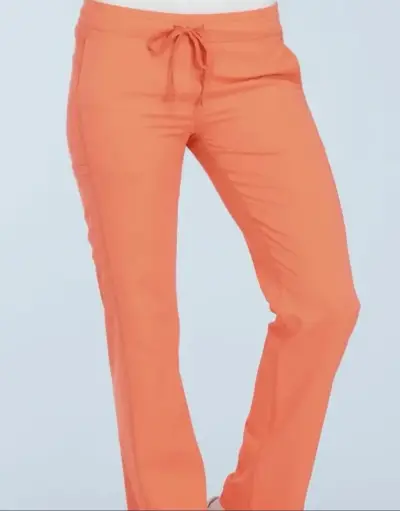 Pantalón Clínico Dama Color Coral Marca Dickies - miniatura 2